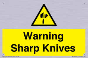 Warning Sharp Knives